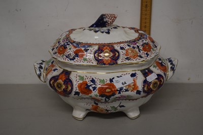 Lot 64 - A large Booths serving tureen and cover with...