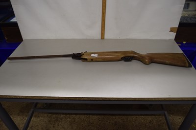 Lot 68 - An air rifle with wooden stock