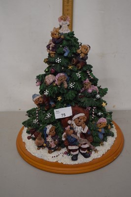 Lot 75 - The Boyds Bears Christmas Tree by Danbury Mint