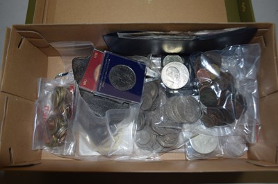 Lot 97 - Box containing a quantity of UK coinage mainly...