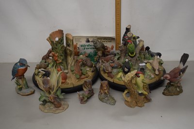 Lot 129 - Danbury Mint Woodland Life porcelain animal...