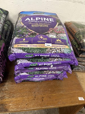 Lot 1004 - Five bags of Alpine potting and planting mix...