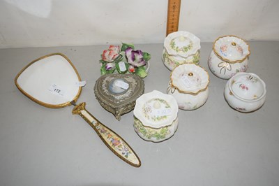 Lot 172 - Mixed Lot: Dressing table hand mirror, various...