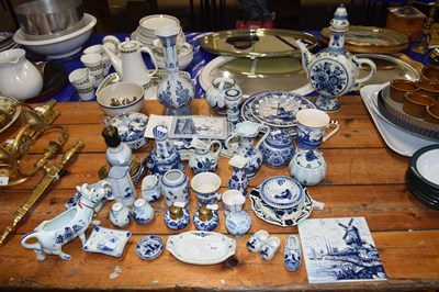 Lot 177 - Quantity of various modern Delft pottery wares...