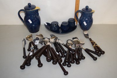 Lot 182 - Quantity of modern cutlery together with Denby...