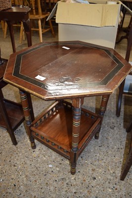 Lot 350 - LATE 19TH CENTURY OCTAGONAL OCCASIONAL TABLE,...
