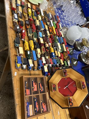 Lot 184 - Large collection of various toy vans and buses