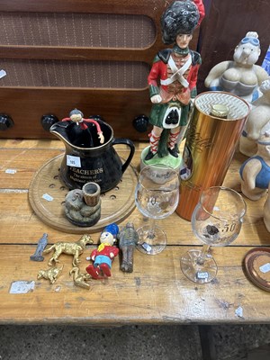 Lot 185 - Mixed Lot: A novelty Black Watch decanter,...