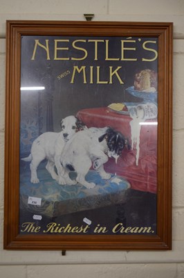 Lot 230 - A reproduction Nestle Swiss Milk advertising...