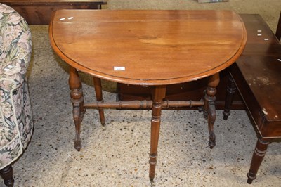 Lot 252 - A late Victorian mahogany drop leaf table on...