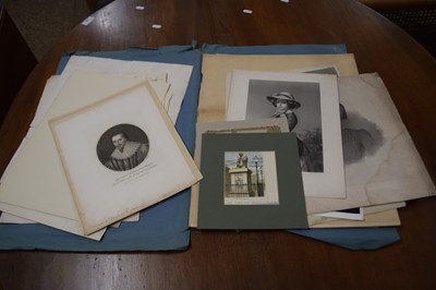 Lot 269 - A folder of various assorted pictures, spy...