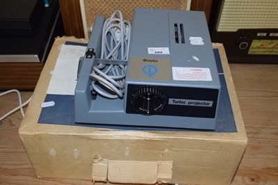 Lot 680 - A vintage Boots projector and a vintage Agfa...