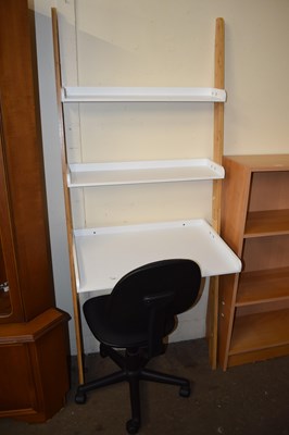 Lot 692 - Modern computer desk and chair