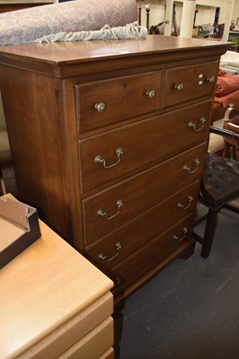 Lot 698 - A modern antique style five drawer bedroom...