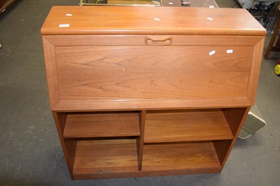 Lot 716 - A retro mid Century teak bureau