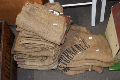 Lot 722 - Mixed Lot: Vintage hessian sacks