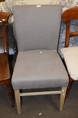 Lot 763 - A modern dining chair together with a further...