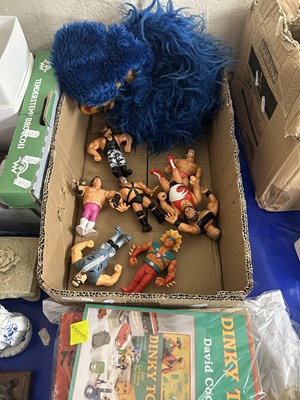 Lot 507 - Quantity of WWE Titan Sports figurine toys