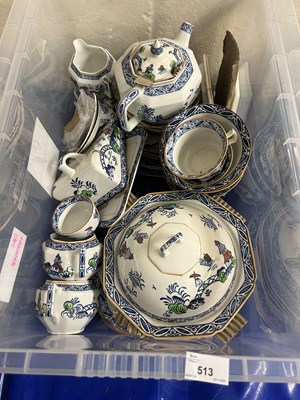 Lot 513 - A part dinner service in Westover pattern to...