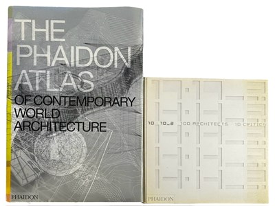 Lot 118 - Architecture. Two large volumes. The Phaidon...