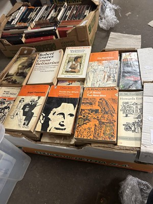 Lot 547 - Large box containing various Penguin novels...