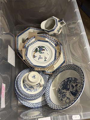 Lot 550 - Assortment of part dinner wares by Woods in...