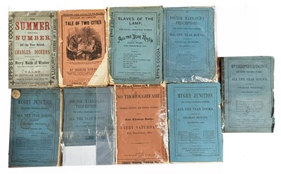 Lot 1129 - DICKENS, Charles. 9 original parts and...