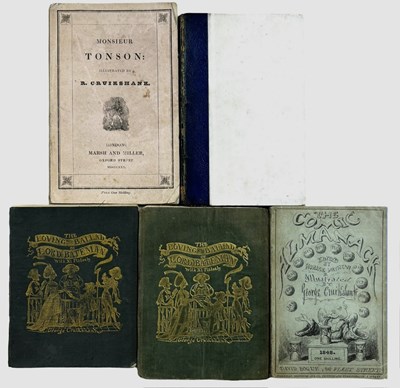 Lot 1120 - CRUIKSHANK, Robert and George. Five early...