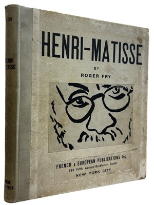 Lot 747 - Henri-Matisse by Roger Fry. 1935, French and...