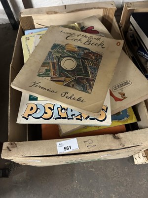 Lot 561 - Box of various annuals, novels etc