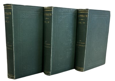 Lot 301 - DISRAELI, Benjamin. LOTHAIR First Edition....