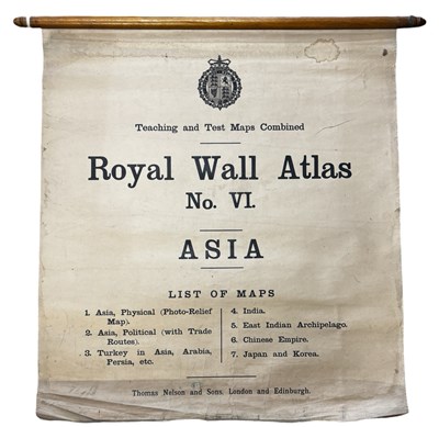 Lot 1193 - CHINA, ASIA JAPAN. Rare extra large Wall Maps....