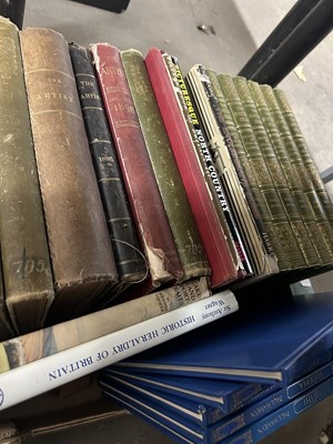 Lot 629 - Box of books to include history, British birds...