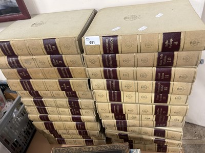 Lot 651 - Large quantity of Encyclopaedia Britannica...