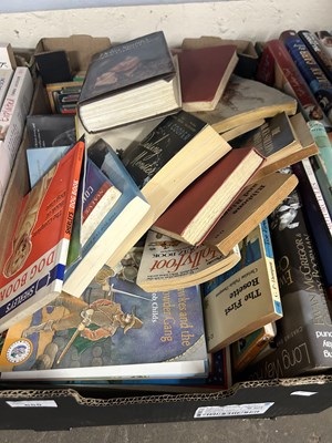 Lot 655 - Box of various novels and books