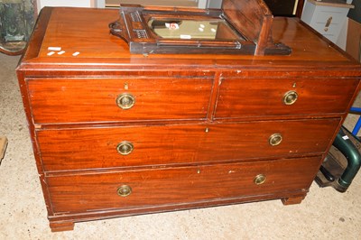 Lot 399 - EARLY 20TH CENTURY MAHOGANY FOUR DRAWER CHEST,...