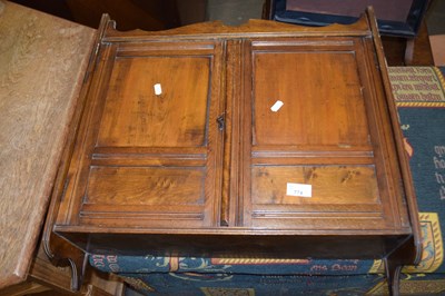 Lot 774 - A late 19th Century two door wall cabinet