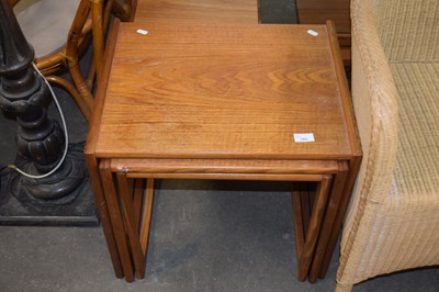 Lot 785 - A G-Plan nest of three mid Century teak tables