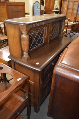 Lot 803 - A Priory dark oak court cupboard