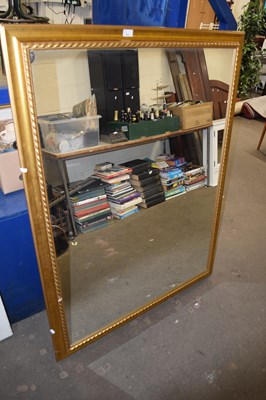 Lot 842 - Two large modern rectangular mirrors, one in...