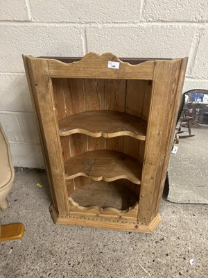 Lot 348 - Pine corner cabinet