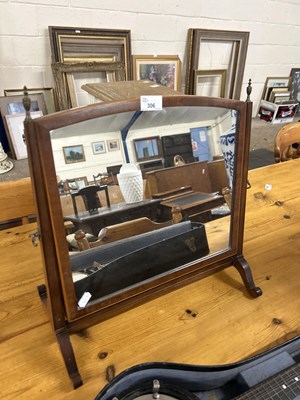 Lot 306 - A mahogany framed adjustable dressing table...