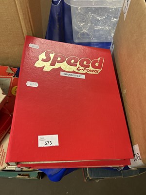 Lot 573 - Two folders of Speed & Power magazines