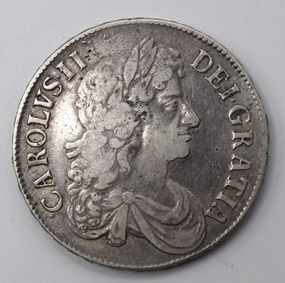 Lot 82 - Charles II (1660-1685), Crown, 1673, third...