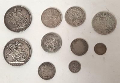 Lot 85 - Quantity of Victorian silver coinage to...