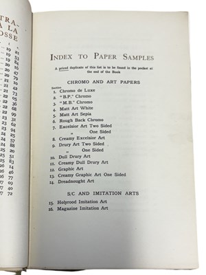 Lot 729 - PRINTING PAPERS - A HANDBOOK FOR THE USE OF...