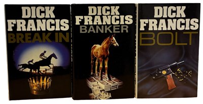 Lot 347 - DICK FRANCIS FIRSTS: 3 Titles: BREAK IN 1985;...