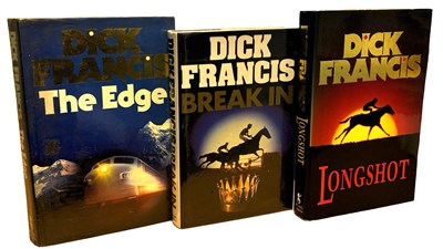 Lot 355 - DICK FRANCIS FIRSTS: 3 Titles: BREAK IN, 1985;...