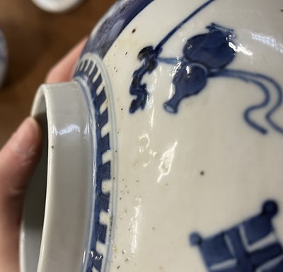 Lot 250 - Pair of Chinese porcelain jars and covers,...