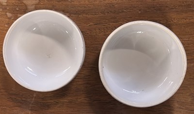 Lot 250 - Pair of Chinese porcelain jars and covers,...